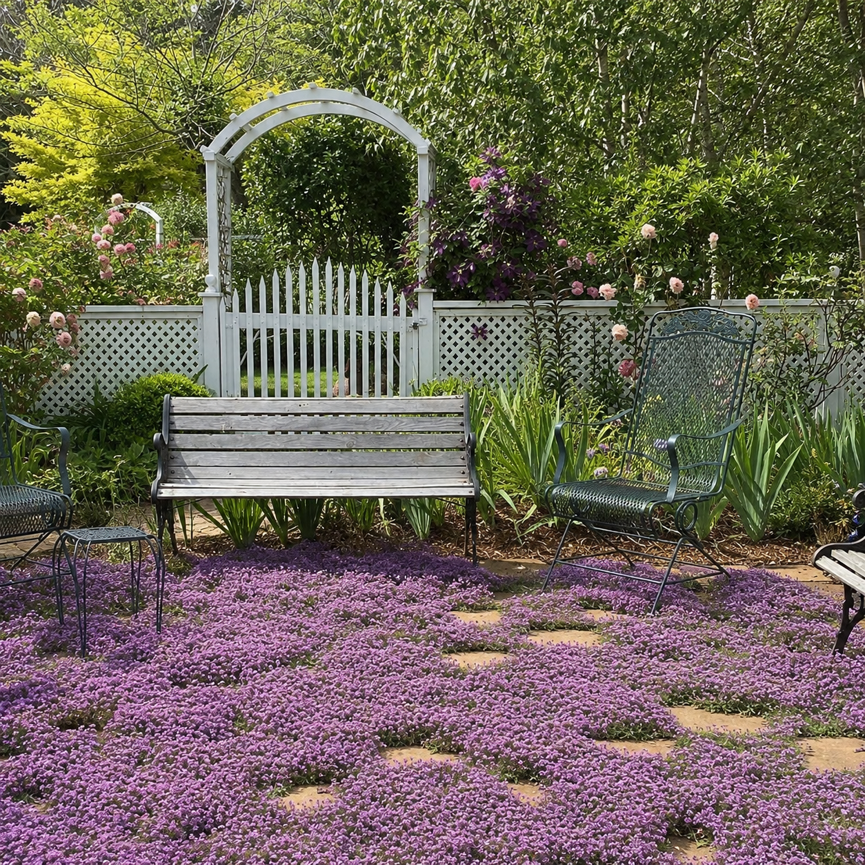 🌸Creeping Thyme Seeds, Multi-Color Ground Cover Flower Seeds🌸