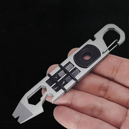 🔧 TC4 Titanium EDC Multitool with Pry Bar & Screwdriver Bits