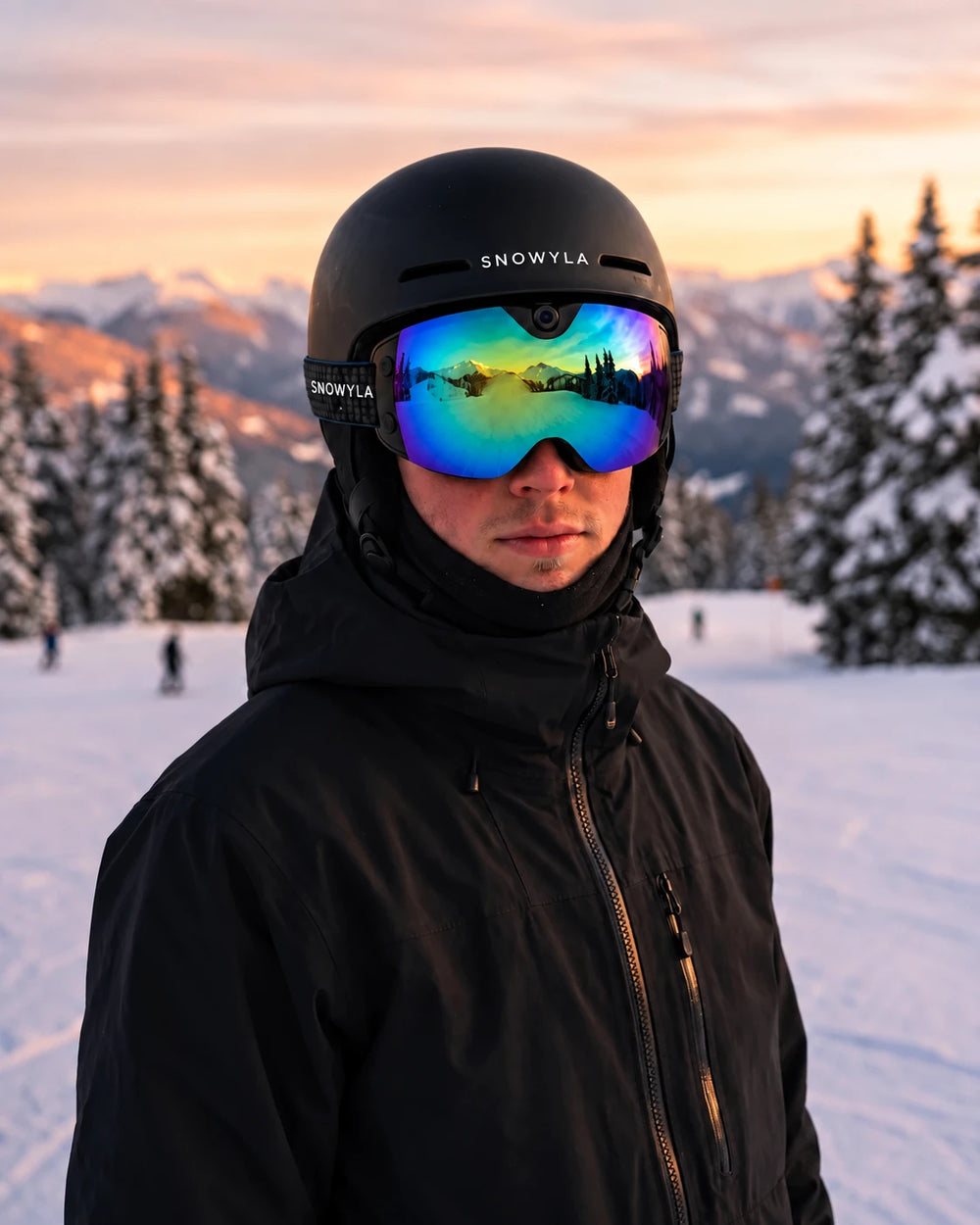4K Ski Goggles with Built-In Camera