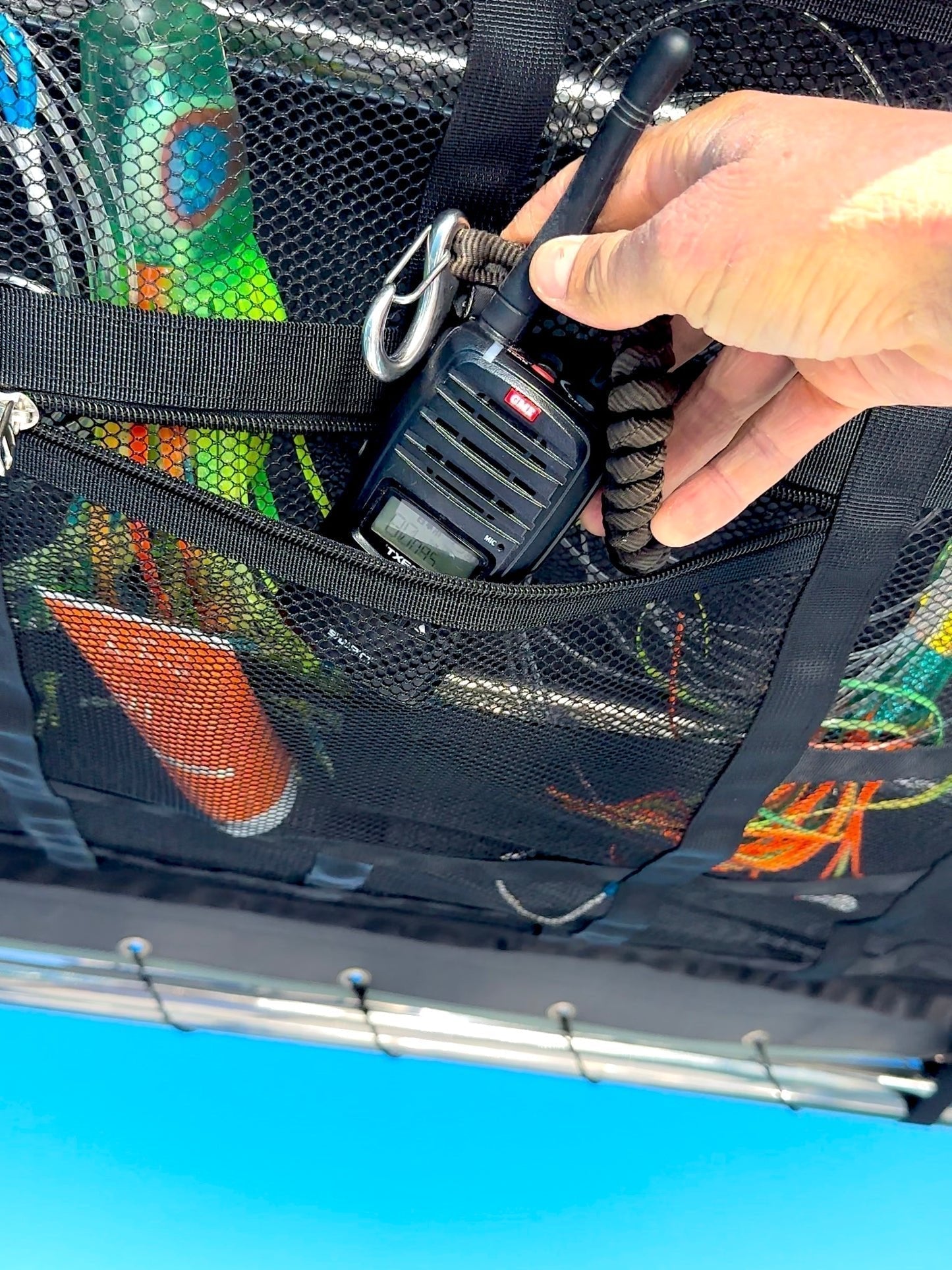 Overhead Mesh Gear Storage Net, Multi‑Pocket Ceiling Mesh Organizer for SUV, Van, 4x4, Boat & Rooftop Tent