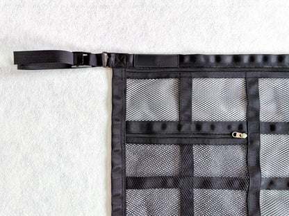 Overhead Mesh Gear Storage Net, Multi‑Pocket Ceiling Mesh Organizer for SUV, Van, 4x4, Boat & Rooftop Tent