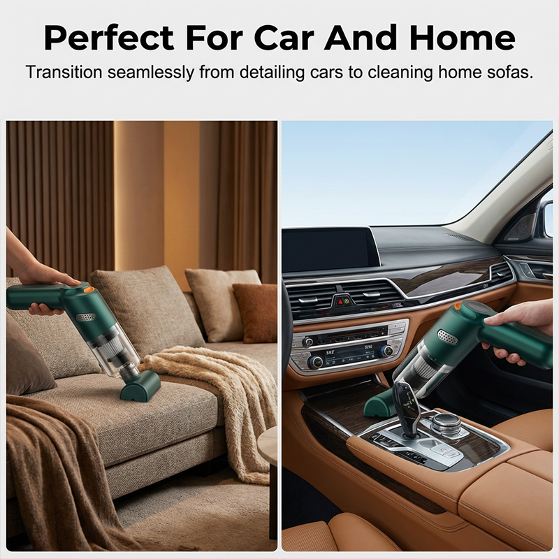 Cordless car vacuum – 10000Pa suction, lightweight, long battery life!🚗💨