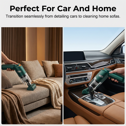 Cordless car vacuum – 10000Pa suction, lightweight, long battery life!🚗💨