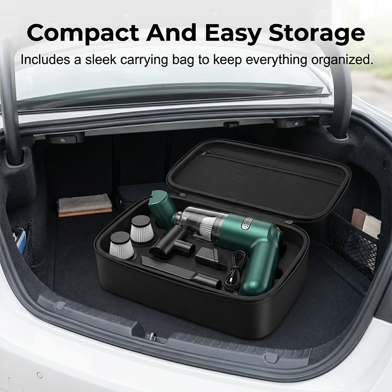 Cordless car vacuum – 10000Pa suction, lightweight, long battery life!🚗💨