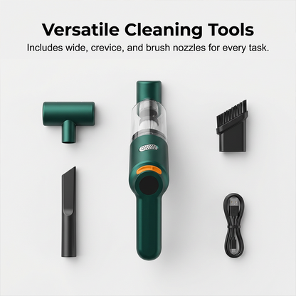 Cordless car vacuum – 10000Pa suction, lightweight, long battery life!🚗💨