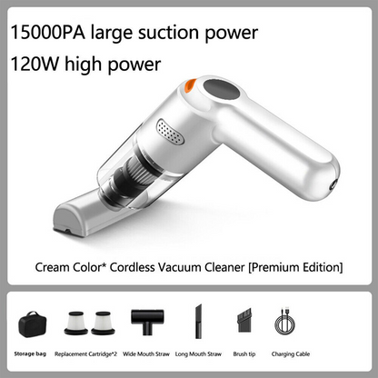Cordless car vacuum – 10000Pa suction, lightweight, long battery life!🚗💨