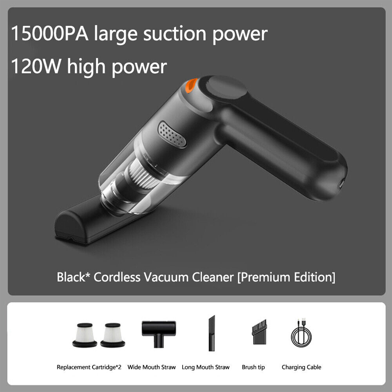 Cordless car vacuum – 10000Pa suction, lightweight, long battery life!🚗💨