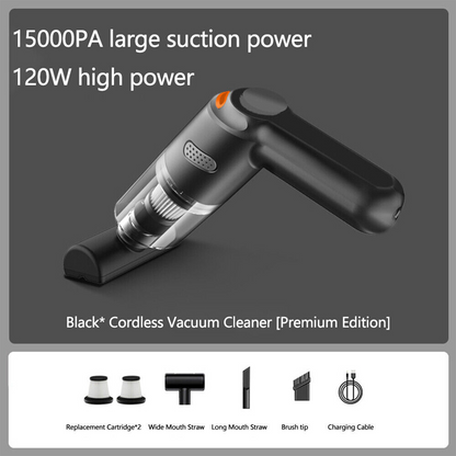 Cordless car vacuum – 10000Pa suction, lightweight, long battery life!🚗💨