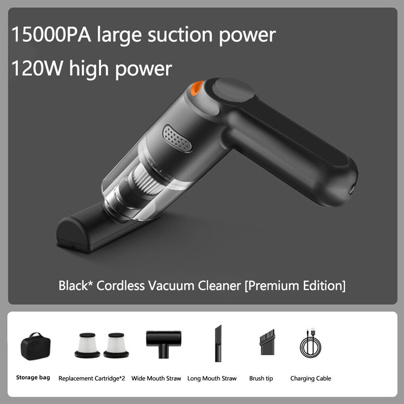 Cordless car vacuum – 10000Pa suction, lightweight, long battery life!🚗💨