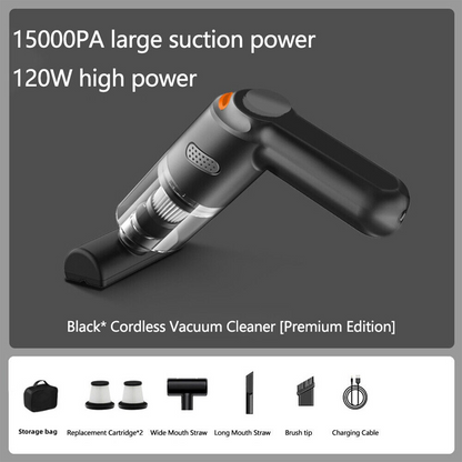 Cordless car vacuum – 10000Pa suction, lightweight, long battery life!🚗💨