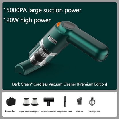 Cordless car vacuum – 10000Pa suction, lightweight, long battery life!🚗💨