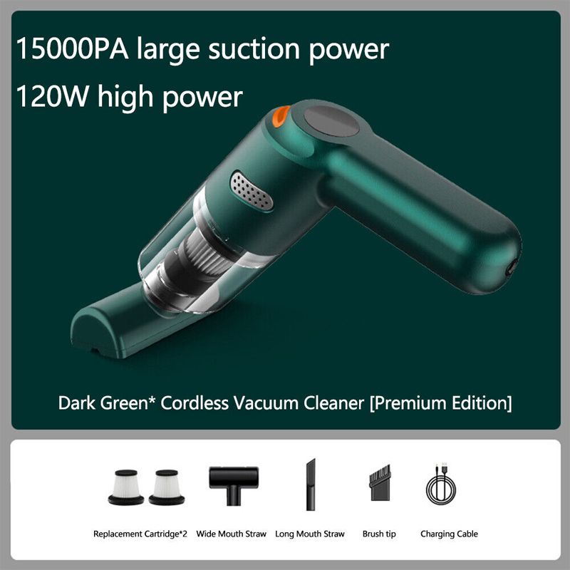 Cordless car vacuum – 10000Pa suction, lightweight, long battery life!🚗💨