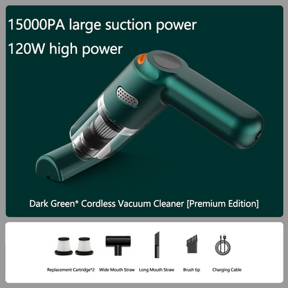 Cordless car vacuum – 10000Pa suction, lightweight, long battery life!🚗💨