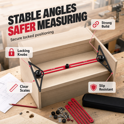 ⚙️ Multi-Function Woodworking Marking Tool Kit – Accurate, Sturdy, Portable 🛠️