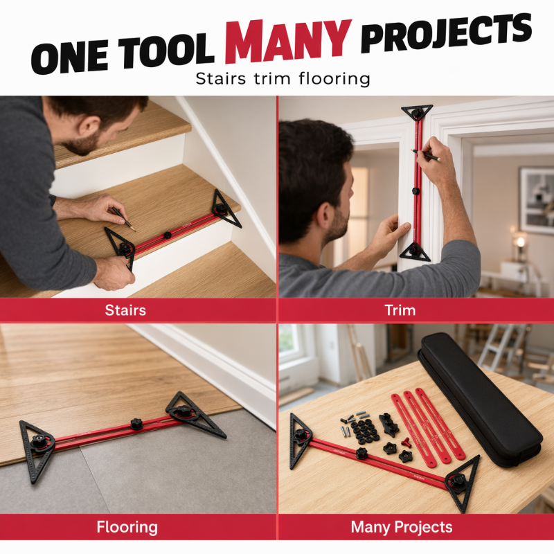 ⚙️ Multi-Function Woodworking Marking Tool Kit – Accurate, Sturdy, Portable 🛠️
