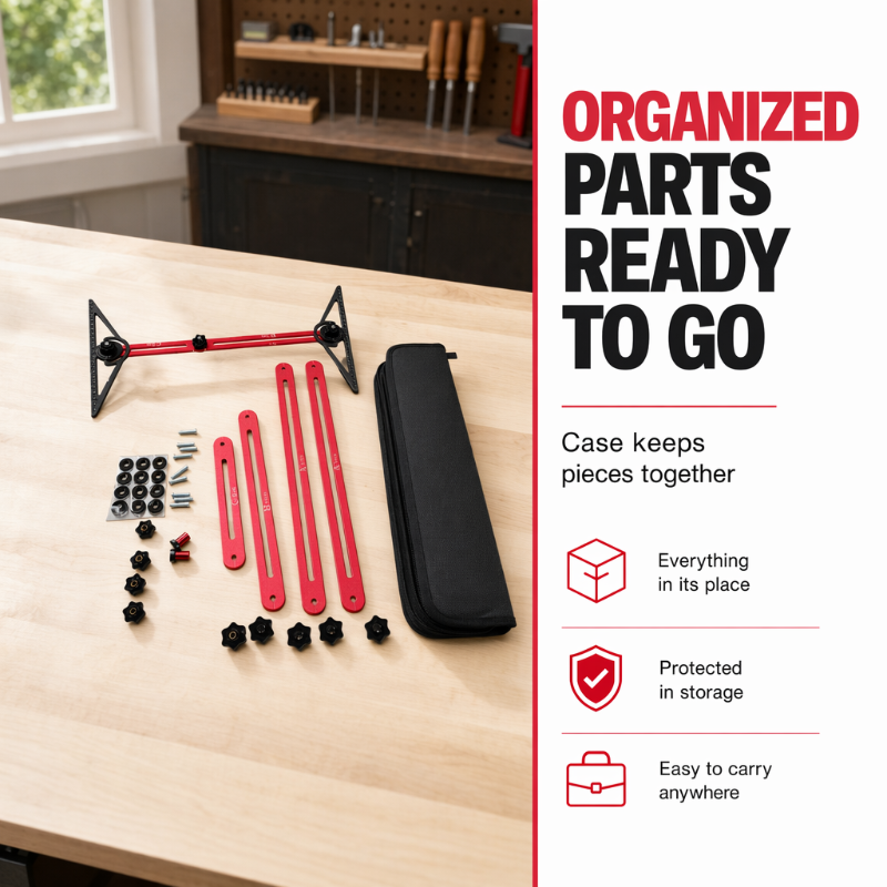 ⚙️ Multi-Function Woodworking Marking Tool Kit – Accurate, Sturdy, Portable 🛠️