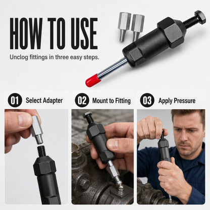 ⏰Heavy Duty Grease Fitting Cleaner Tool