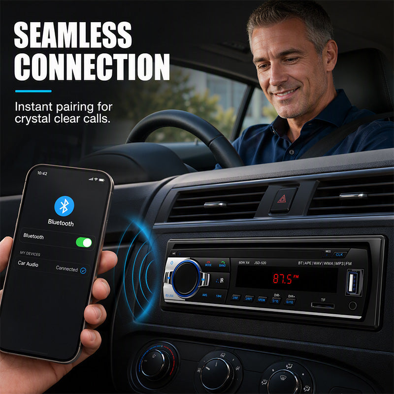 💥 Can’t-Miss Deal 🎵🚗Bluetooth 5.0 Car Radio with Dual USB & Hands-Free Calling