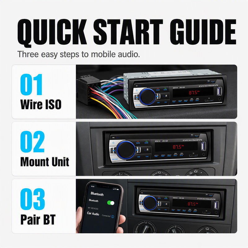 💥 Can’t-Miss Deal 🎵🚗Bluetooth 5.0 Car Radio with Dual USB & Hands-Free Calling