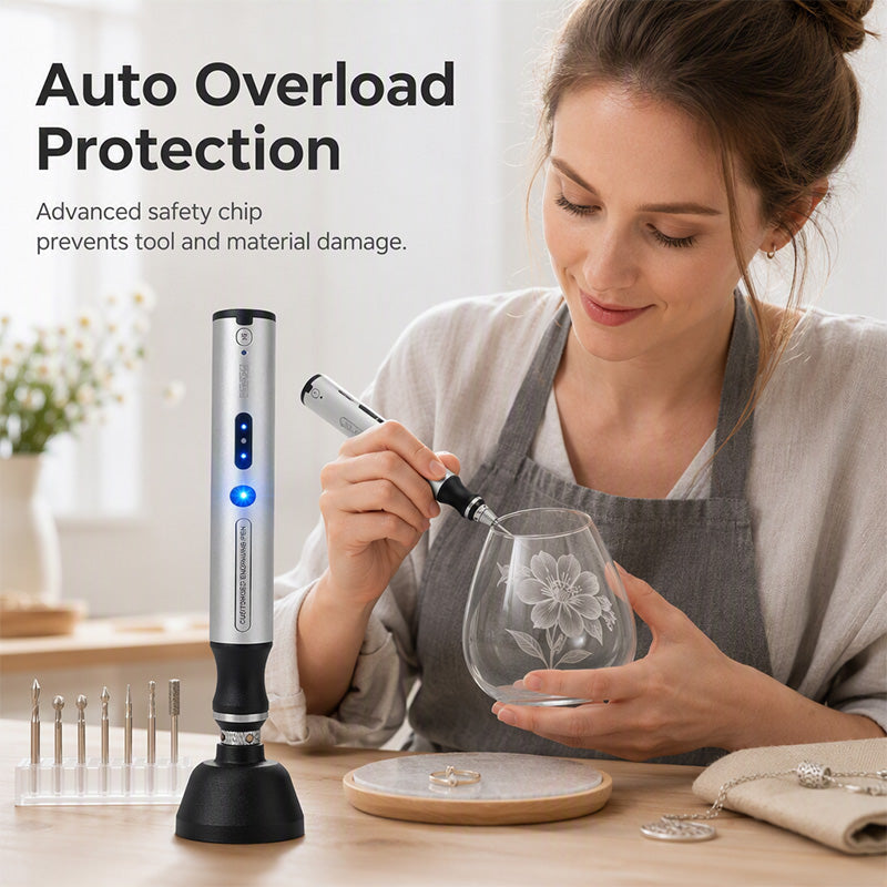 ⏰Mini Cordless Electric Engraving Pen – Portable Precision Engraving Tool