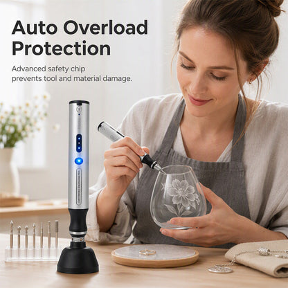 ⏰Mini Cordless Electric Engraving Pen – Portable Precision Engraving Tool