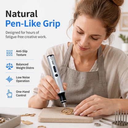 ⏰Mini Cordless Electric Engraving Pen – Portable Precision Engraving Tool