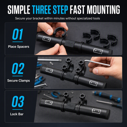 📢 Bike Handlebar Extender – USB Power, Waterproof & Dual Mount – More Space, Cleaner Cockpit 🛡️