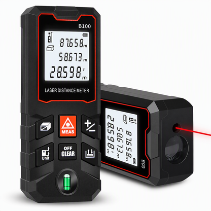 Rechargeable Laser Rangefinder – Voice Broadcast, Shockproof Casing, Multiple Range Options 🔦