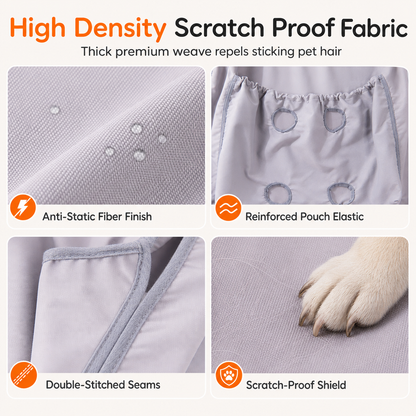 ⏳Hair Resistant Pet Cuddling Apron with Leg Holes – Anti-Scratch Grooming Apron 🐈✨