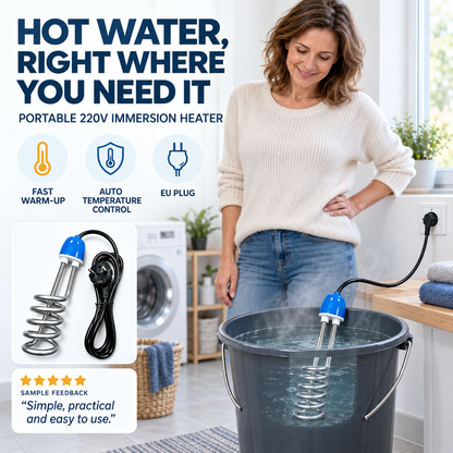 Portable Immersion Water Heater | Heat Water Anywhere Fast
