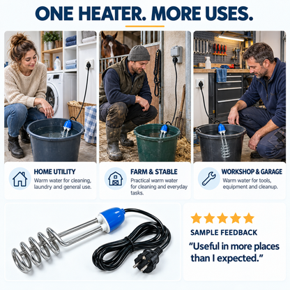 Portable Immersion Water Heater | Heat Water Anywhere Fast