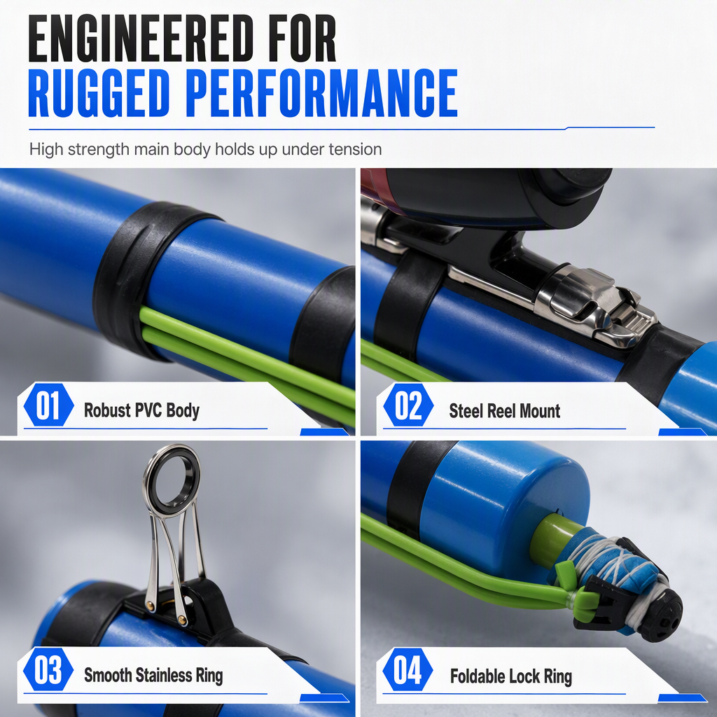 🎣🚀 Bait Launcher Fishing Set – Precision Slingshot Casting Rod with Spinning Reel