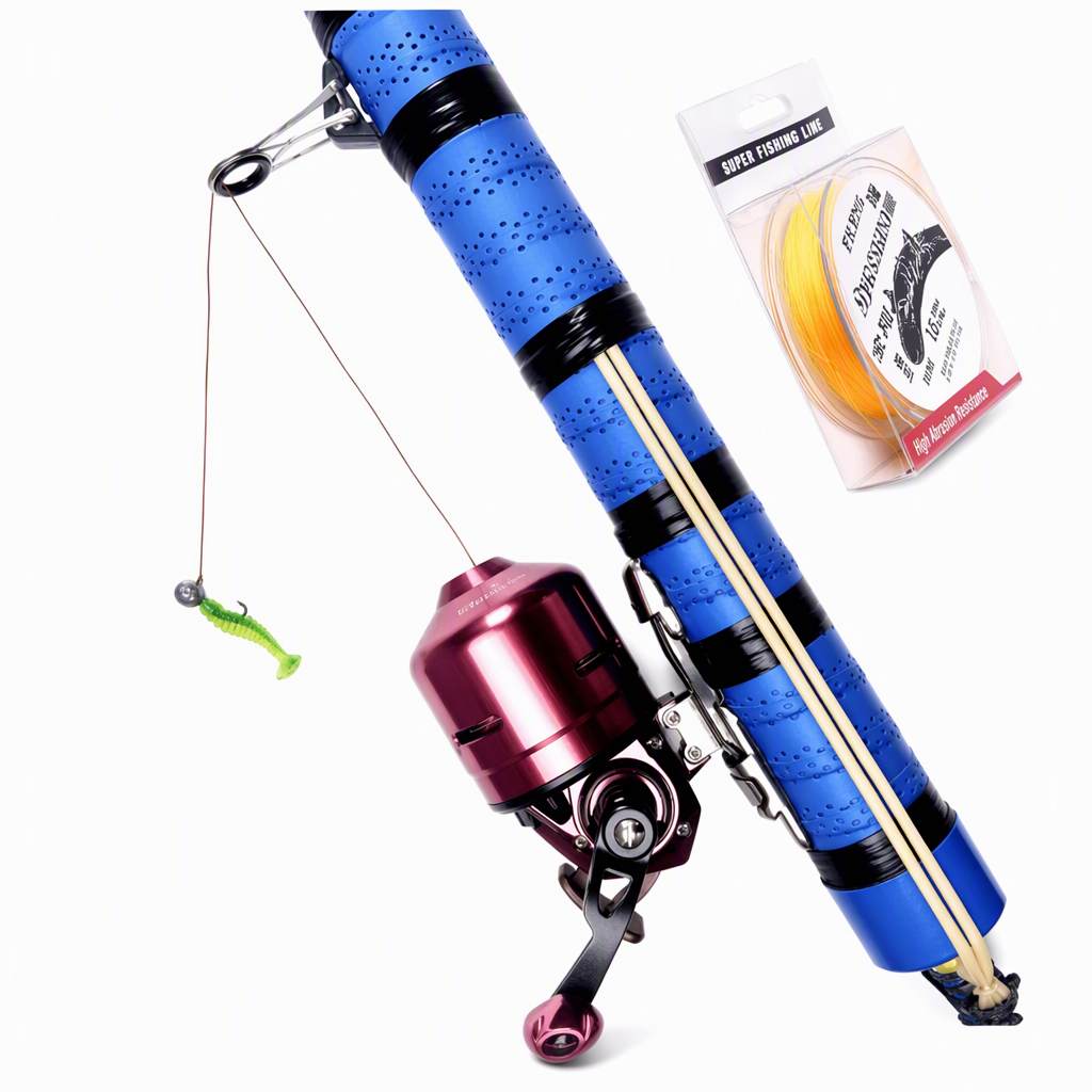 🎣🚀 Bait Launcher Fishing Set – Precision Slingshot Casting Rod with Spinning Reel