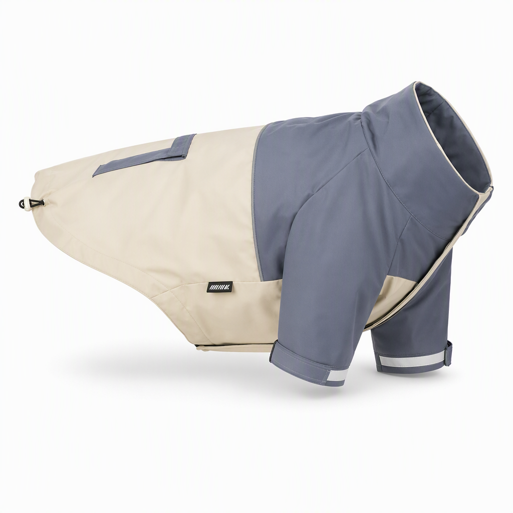 🐶 LIMITED-TIME 50% OFF! ☔ Waterproof Colorblock Dog Raincoat – Windproof, Breathable, Full Protection ✨