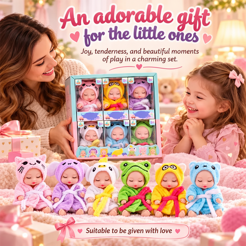 🍼 Mini Baby Dolls in Animal Outfits