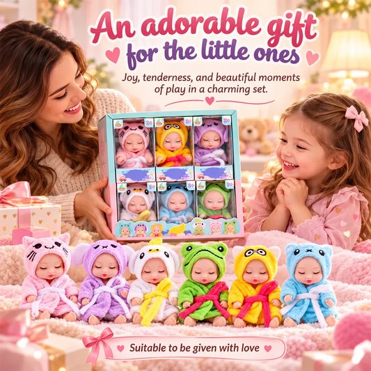 🍼 Mini Baby Dolls in Animal Outfits