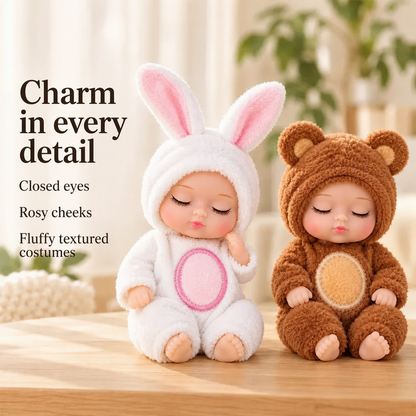 🍼 Mini Baby Dolls in Animal Outfits