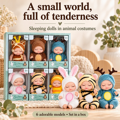 🍼 Mini Baby Dolls in Animal Outfits
