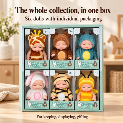 🍼 Mini Baby Dolls in Animal Outfits