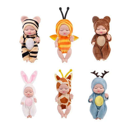 🍼 Mini Baby Dolls in Animal Outfits