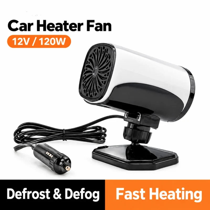 ✨Portable Car Heater Defroster with 360-Degree Rotating Base