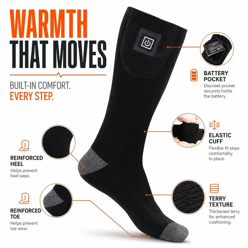 🔥Adjustable Heating Socks with Long Battery Life