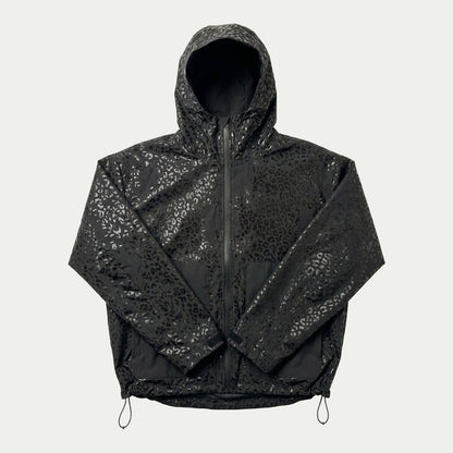 Water Reactive Cheetah Rain Jacket