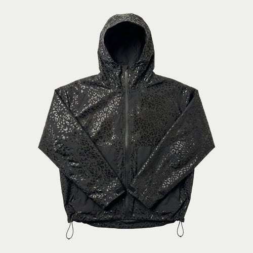 Water Reactive Cheetah Rain Jacket