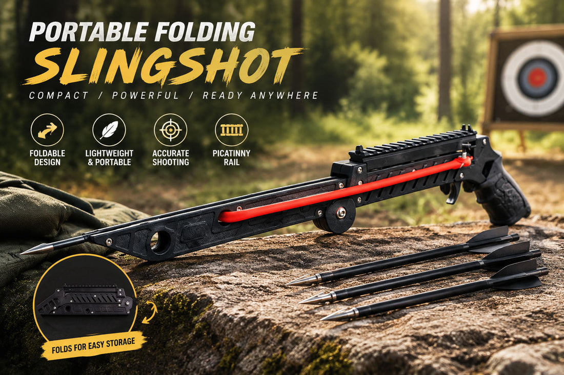dht™⭐Portable Folding Slingshot with 3 Arrows – ValorsOnline